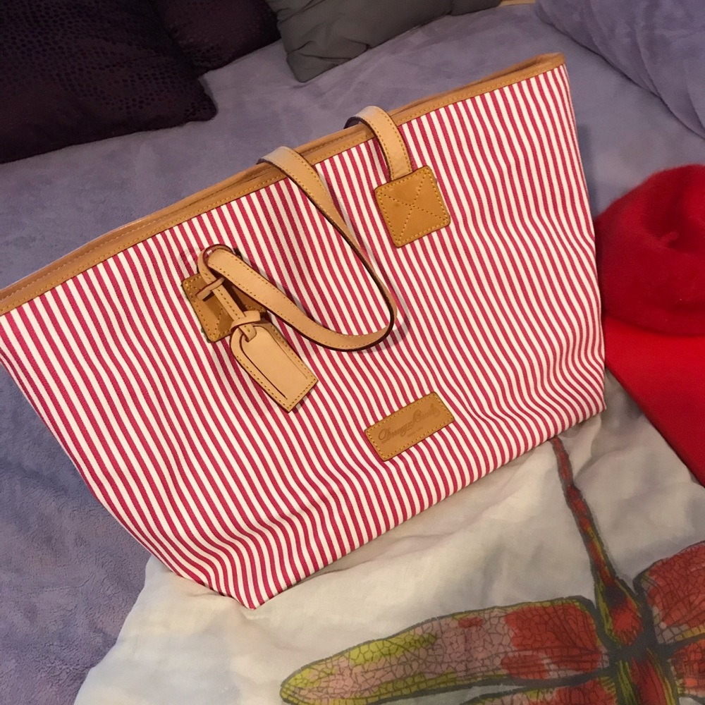 Dooney and Bourke Tote Vachetta Trim
